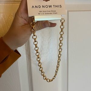 Gold Chain Necklace by And Now This